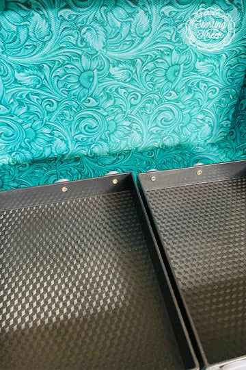 Cow Hide Makeup Box