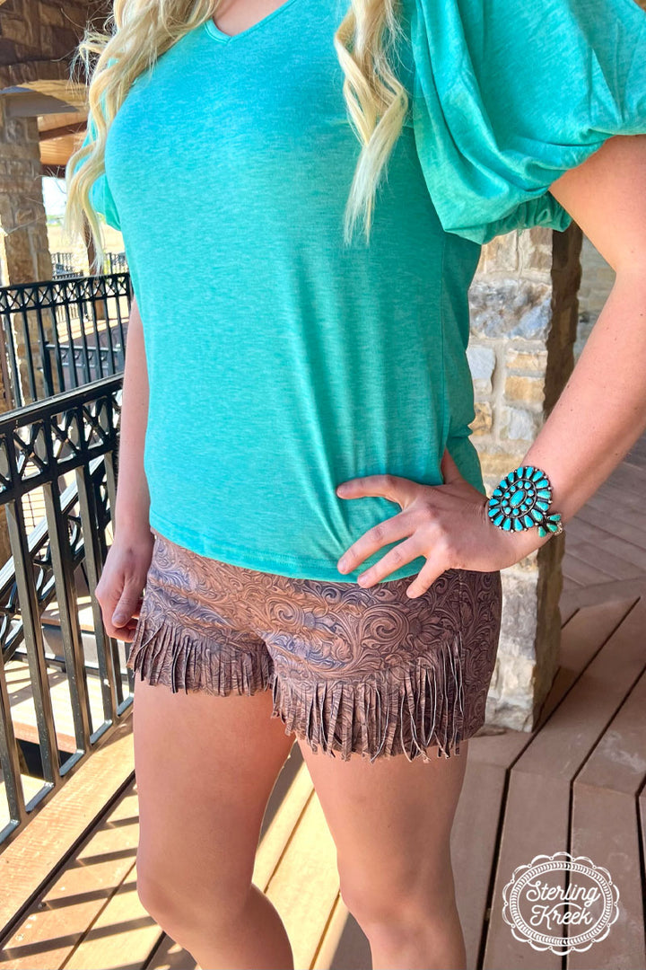 Tooled Babe Shorts